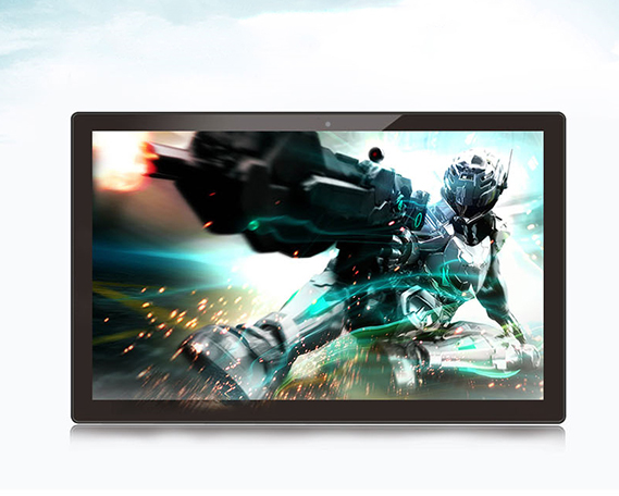 Touch screen advertising player