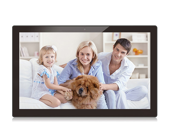 Touch screen advertising player