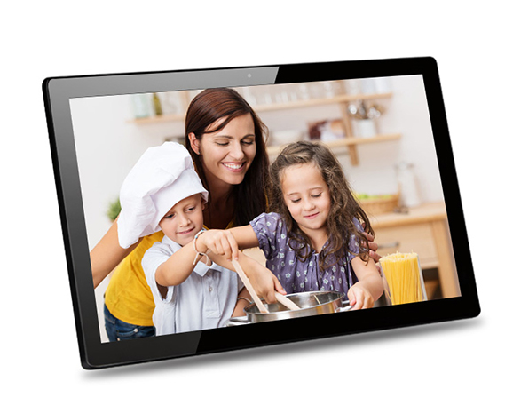 Touch screen advertising player